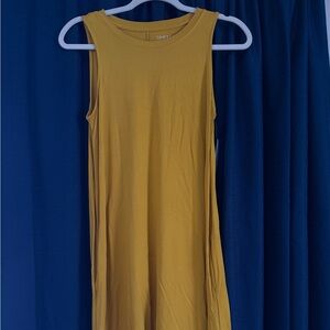 Time and Tru Mustard Dress